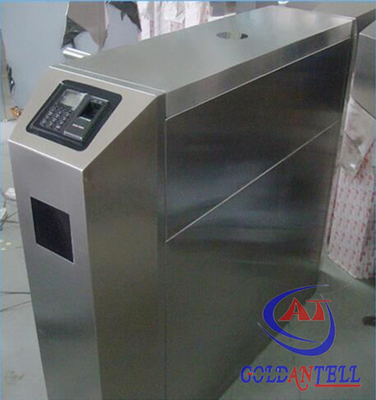 Fingerprint Reader Tripod Turnstile Gate 110V 220V 30 Person / Minute