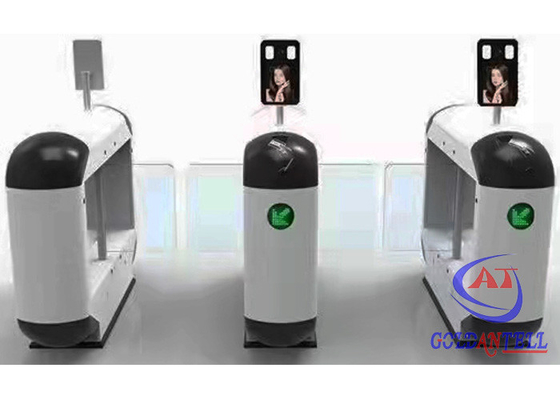 Customized LANE Width 600-900mm Facial Recognition Semi Automatic Turnstile with 1200*280*1000mm Dimensions