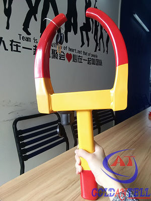 Red painting adjustable width sold secure wheel clamp for motorcycle or SUV or Small Van