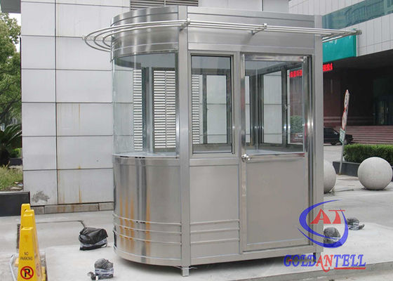 20 Years Use Time Stainless Steel Parking Booth Customized Size Heat Insulation Enviroment Friendly