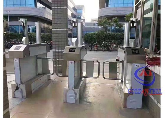 Heavy Duty Entrance Turnstile Security Doors Stainless Steel Bidirectional Robust Barrier