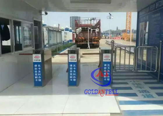 Bi Directional Semi Automatic Tripod Turnstile Gate With Qr Barcode Reader