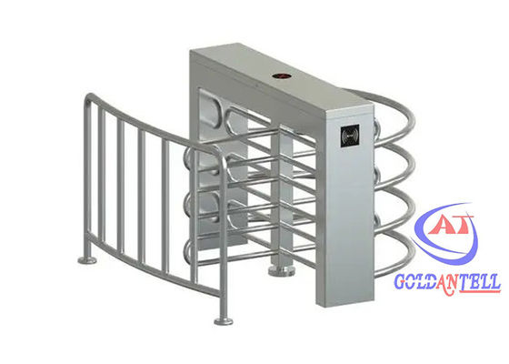 Mechanism Turn Style Electric Baffle Gate Turnstile With Fingerprint Reader