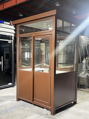 Color steel Security Guard House integral structure customized color perfect for secure site management and durable outdoor