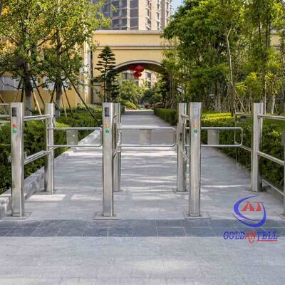 Zero-power Mechanical Swing Arm Two-way Pedestrian Guard for Convenience Store and Small Retail Shop Entry CE