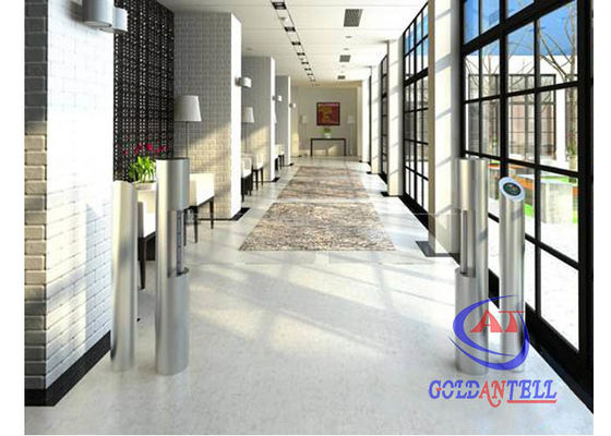 Portable 90cm entry channel optical swing Barrier Gate / Heavy Traffic cylindrical speed gate
