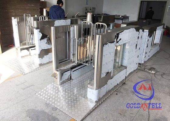 316 Stainless Steel Smart Biometric Turnstiles For Outdoor Military Bases