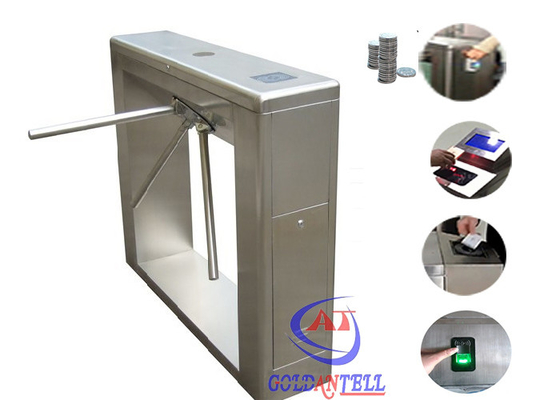 Stainless Steel Access Control System Tripod Turnstile Gate Pedestrian Speed Gate