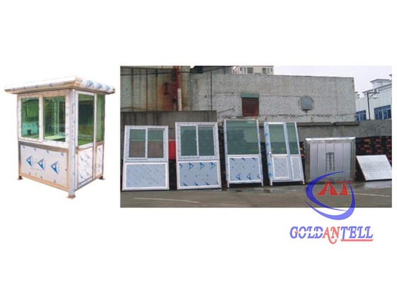 SS 1.2×1.5×2.4m de Cabine van Veiligheidsagenthouse assemble guard 5 Minuten Installatie