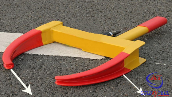 Het rood die regelbare breedte schilderen verkocht veilige wielklem voor motorfiets of SUV of Kleine Bestelwagen