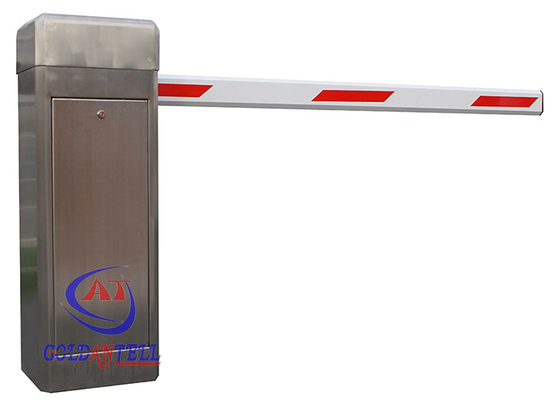Ce 6M Road Safety Stainless-de Barrièrepoort Automatische 50W van de Staalboom auto-sluit Wijze 50Hz - 60Hz