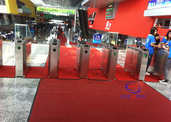 Fingerprint Time Attendance entrance turnstiles , Bi - directional subway turnstiles