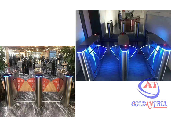 304SUS de Barrièreturnstile van de hoge snelheidsschommeling Turnstile van de Gezichtserkenning