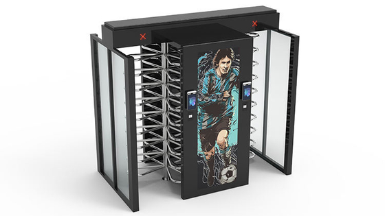 RFID-Turnstiles van de de Vingerafdruk Gezichts Volledige Hoogte van het Kaartqr code voor Stadion Openluchtip62