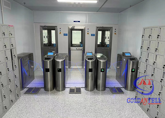 Schone Zaal ESD van het Ingangspersoneel Turnstile van de Meetapparaatklep Poort voor Pols en Voetriem