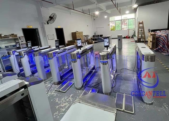 Gevangenis Twee Turnstile van de Passageklep de Deur Hoge Veiligheid van het Poort Automatische Glas
