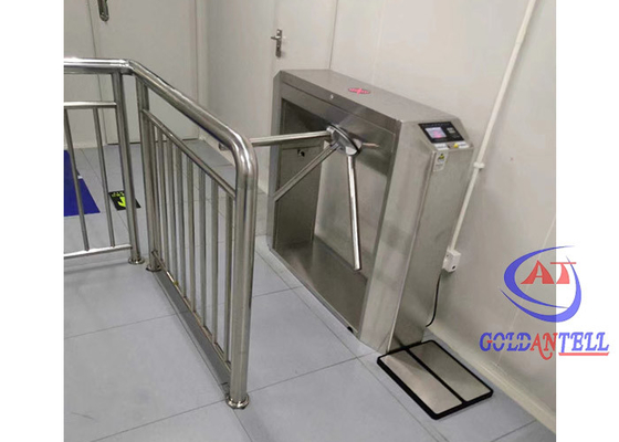Half Hoog ESD Turnstile Waterdicht Poortsysteem Semi Automatische SUS304