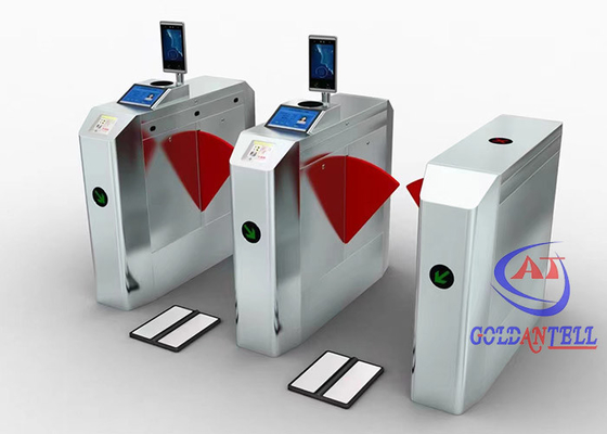Dubbele Vleugels Automatische Turnstile het Toegangsbeheerturnstiles van de Poort Infrarode RFID Kaart