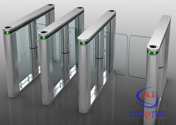 RFID-de lezer Swing Barrier Gate van de kaartvingerafdruk voor Woonplaats en bureau de bouw