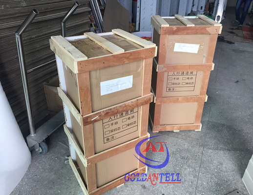 CE 120 Volt Power supply Tripod Turnstile Gate With Coin Collector , Stable Working