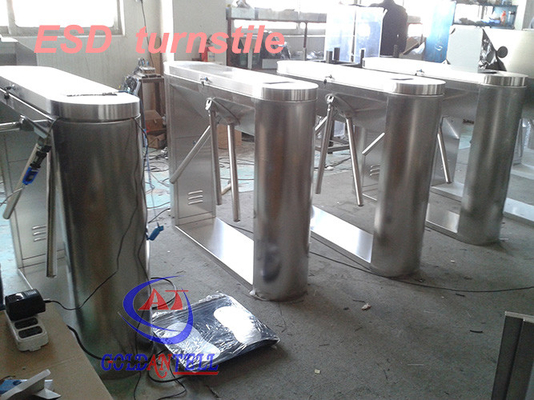 Workshopturnstile ingangspoorten, esd turnstile veiligheidssystemen met Testapparaat