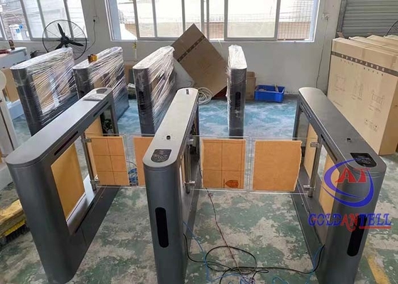 Mechanische tourniquet van roestvrij staal Dual Lane Access Control Turnstiles voor supermarkt