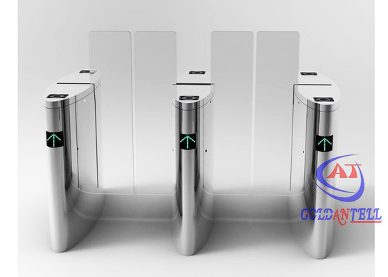 De Snelheidsturnstile van de mechanismegelijkstroom Brushless Motor het Glasbarrière van de Poort Automatische 1.8meter Hoogte