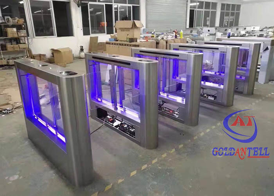 Intelligente RFID-Turnstile van de Kaartklep van de de Vingerafdrukschommeling van de Poorthoge snelheid de Barrièrepoort