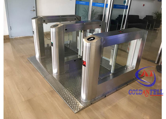 Biometrische Vingerafdrukrfid Turnstile de Bureaubouw Glasturnstile Deur