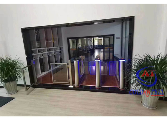 Semi Automatisch Gezichtserkenningsturnstile Roestvrij staal 304 Turnstile 1200*280*1000mm