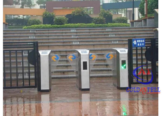 Automatische ingang snelheid Flap Security Turnstile Barrier Gate voor Natatorium