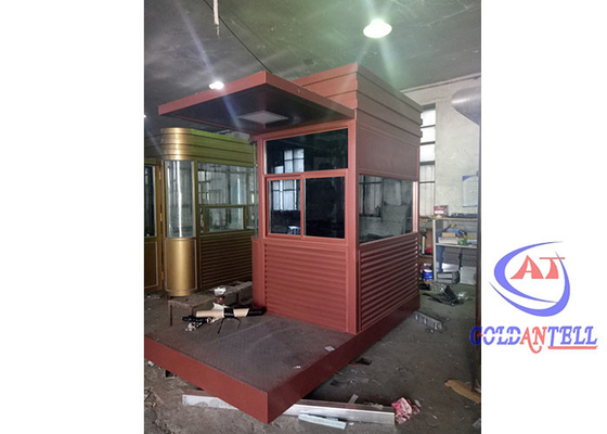 Buiten 2000x2500x2400mm Beveiligingswachtruimte Hoogstandaard maatmaat