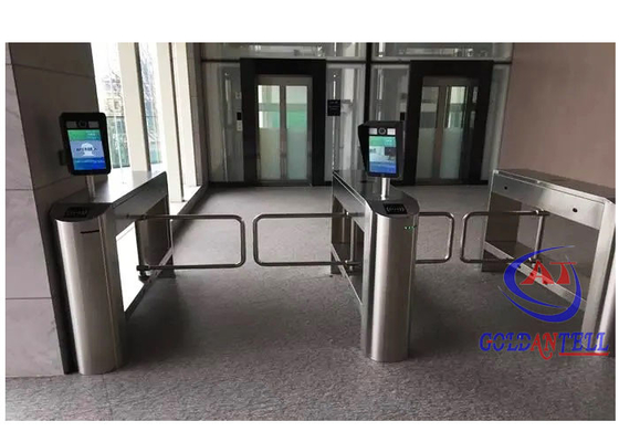 Buiten waterdicht schommelbarrièrepoort met QR-code-lezer RS485 TCP/IP-poort
