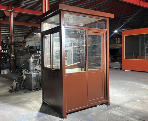 Kleurstaal volledig uitgerust, integrale kaartjesbooth met aanpasbaar ontwerp en kleur