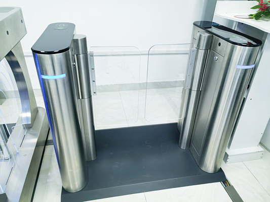 304 SS Material High Speed Turnstile Gate for Indoor Outdoor Access Control Super Small Size
