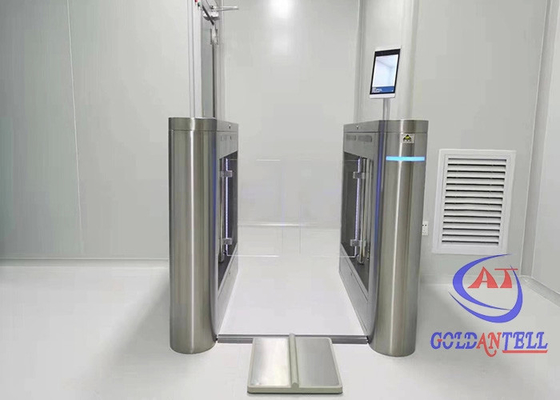 Gezichtsherkenning ESD Swing Turnstile Poort polsbanden en schoenen Tester Mensenlichaam statisch