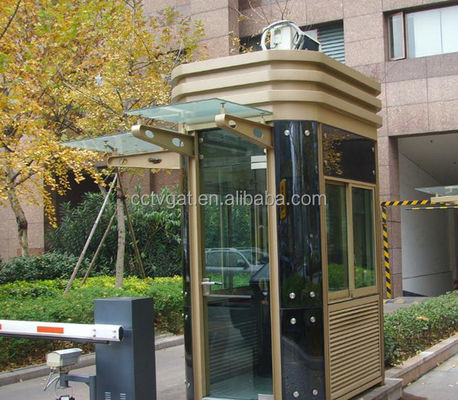 30 to 60 degrees Celsius Security Guard House with Steel Aluminum Wood Composite Panels Weight Approximately 200 to 500 Kilograms