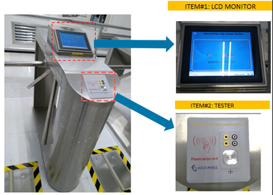 Arm Width 530 Mm esd gate rapid opening time 0.2S secure access control solution for industrial and commercial facilities