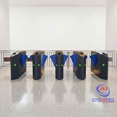 Contactloze Entree Flap Barrier AI Multi-modale Biometrische Gezichtsherkenning Toegang voor Digitale Toeristen Hub en Gemeentehuis CE