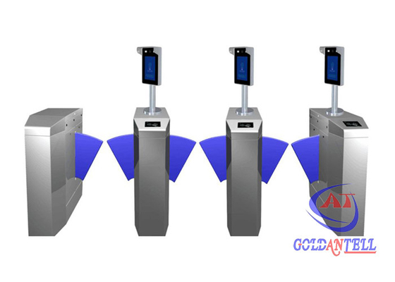 304 Turnstile van de roestvrij staal Gezichtserkenning Veiligheidssysteem 600mm Passagebreedte