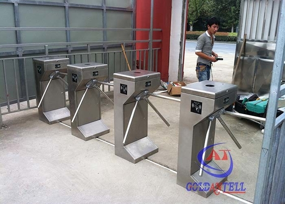 Nfc Cards Theme Park Tripod Turnstile Gate Passenger Reader For Counter Entrance