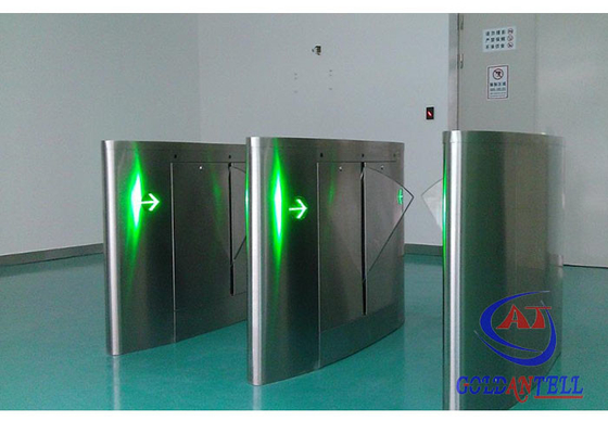 Van de Lezersflap barrier gate van de Rfidkaart de Veiligheids Programmeerbare Turnstiles voor Bibliotheeksysteem