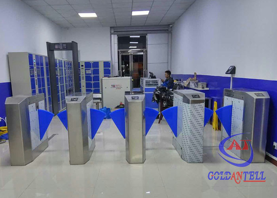 Bevindende Volledige Automatische van de Poortrfid van de Klepbarrière de Kaartlezer Security Metal Detector