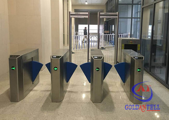 IP54 waterdichte Voet de Barrièrepoort van de Veiligheidsingang met Automatische RFID-LEIDENE Ditector