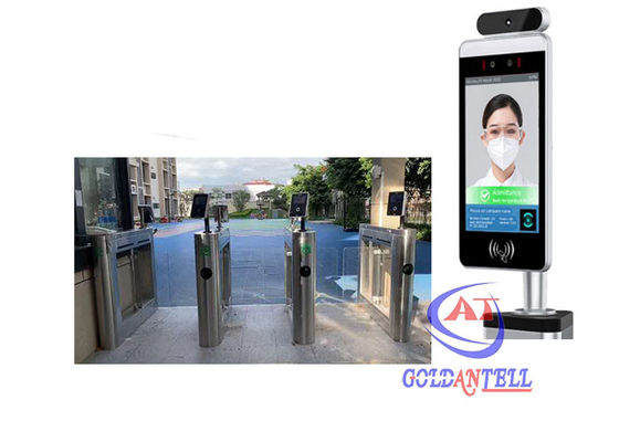 Biometrische RFID-van de de Veiligheids Elektro Thermoscanner van de Kaartlezer van de het Gezichtserkenning van de de Deurtoegang het Systeemturnstile