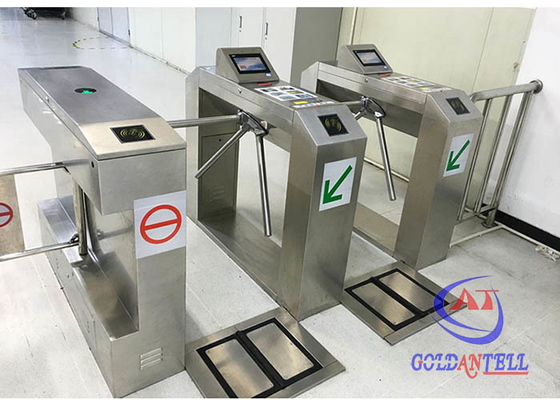 Dik 1.5mm TCP/IP slimme esd van toegangselectrics de hoogteturnstile van de ingangs enige taille met nfcveiligheidssysteem