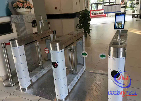 6065cm SS316 Rfid de Erkenningsturnstile van het Kaartgezicht