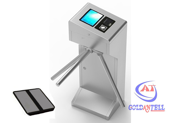 Verticale volledig-auto de driepoot kaardt turnstile van de Gynasiumingang/nfc het systeem van de de scannerdeur van de gezichtscamera