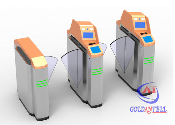 SUS304 CE-gecertificeerde RFID-kaartlezende tourniquet met 600 mm breedte en barcodescanning