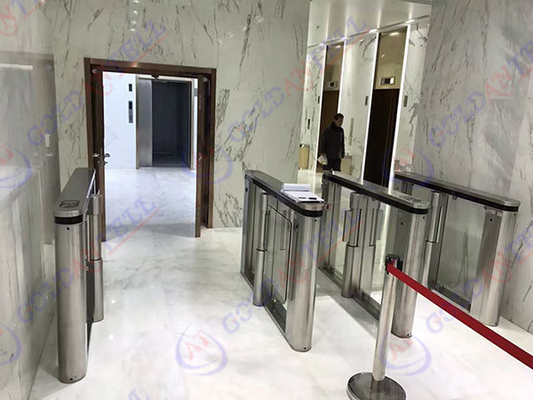 Volledige Automatische RFID-Turnstile 90CM die wijd voor Veiligheid overgaan